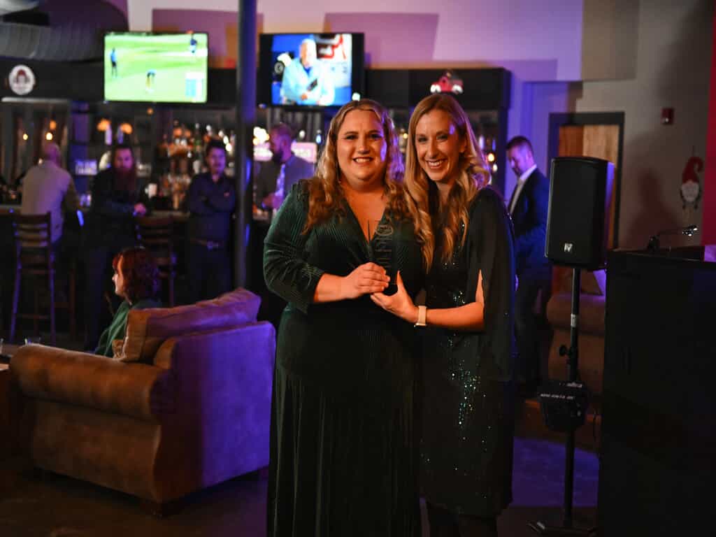 Ashley Hartsell Receiving President's Club Award